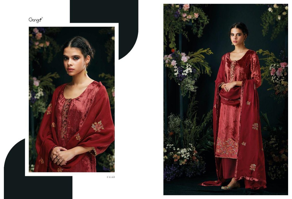 Ganga The Vintage Blossom 1139-1144 Series . 5