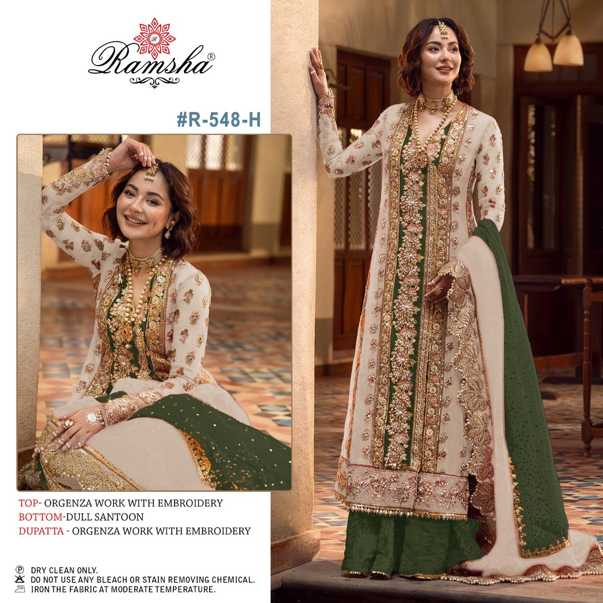 Ramsha Suit R-548 New Nx Colors 4