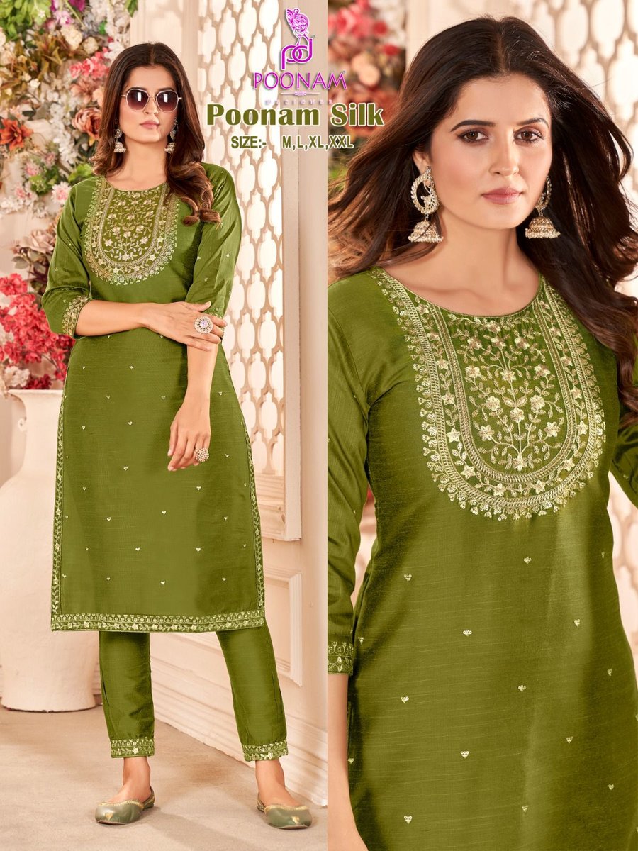Poonam Designer Poonam Silk 1001-1006 Series 6