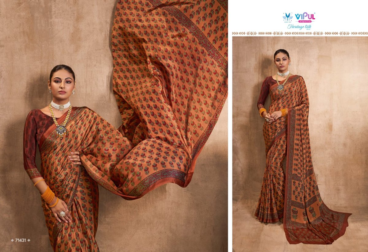 Vipul Fashion Heritage Silk Vol-8 71424-71441 Series 8