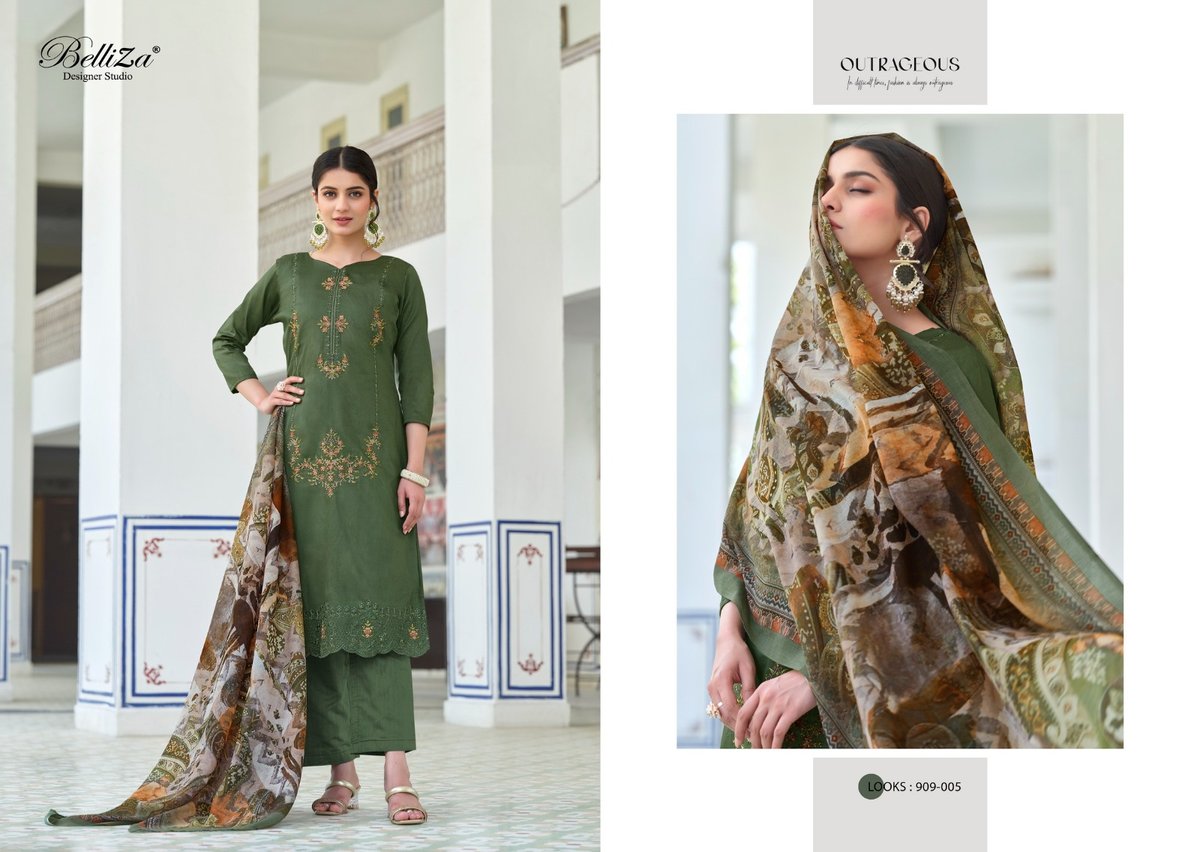 BELLIZA DESIGNER JASHN E ISHQ VOL-6 909-001 TO 909-006 5