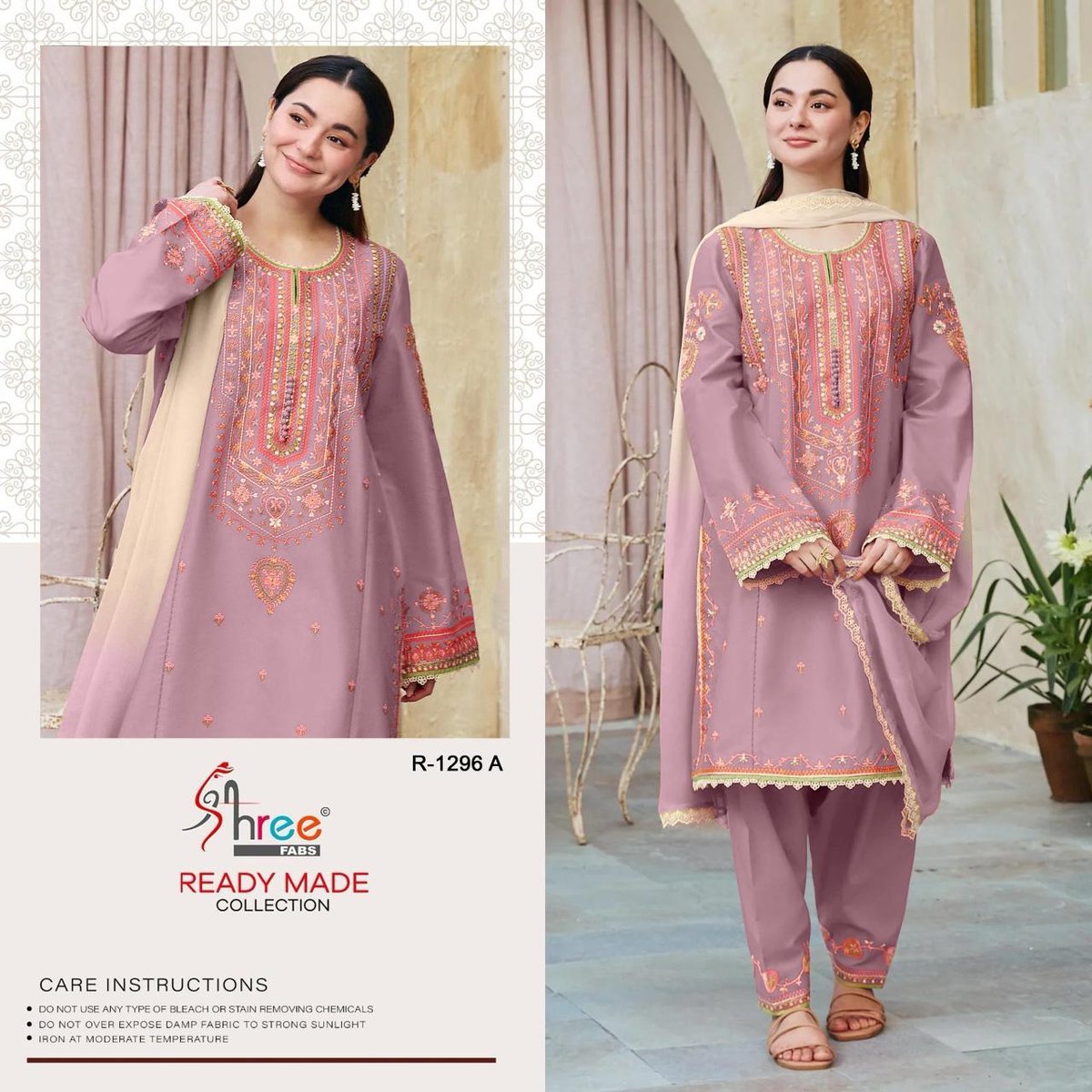 SHREE FAB READY MADE COLLECTION R-1296-A TO R-1296-D 1