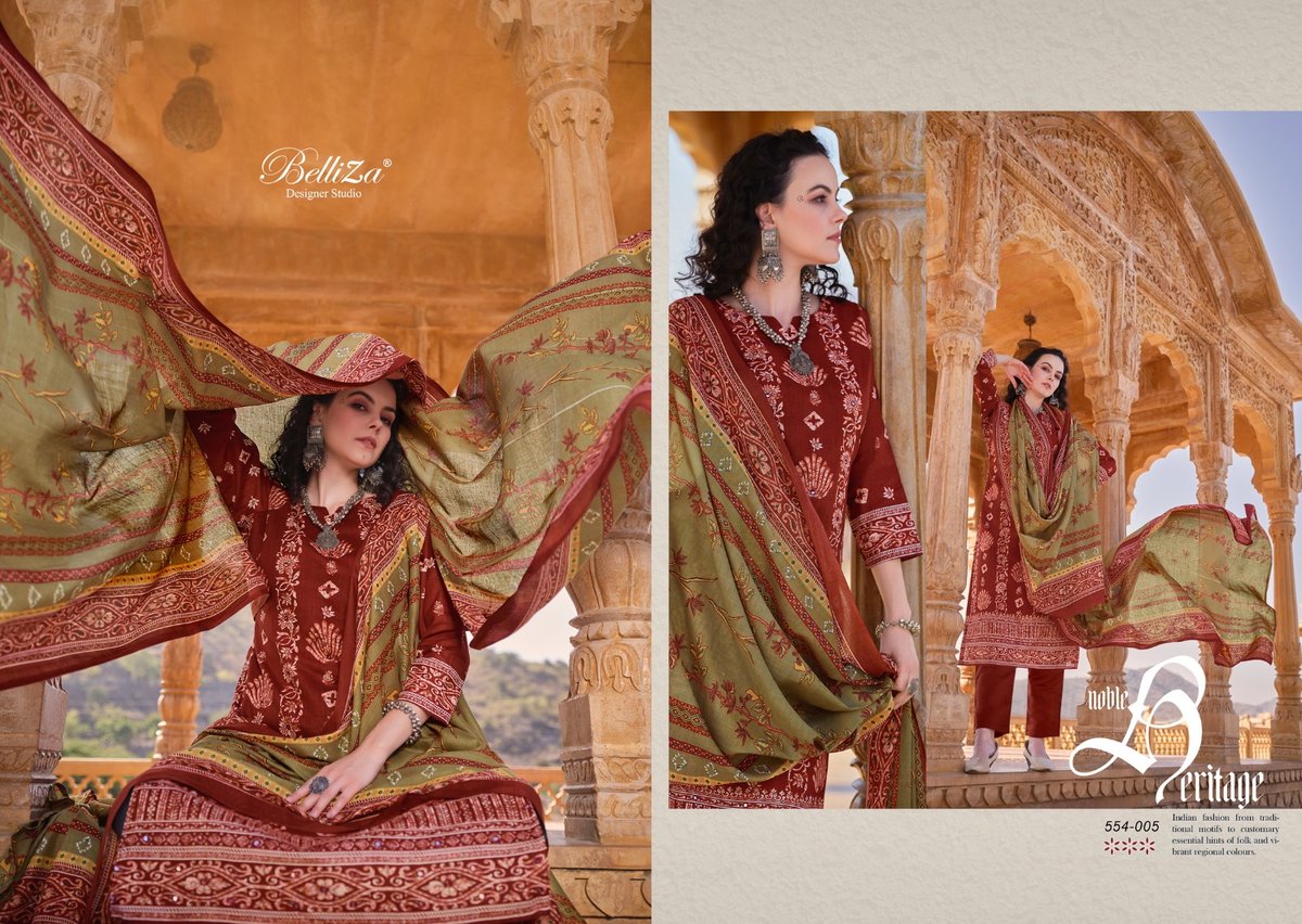BELLIZA DESIGNER MASHUQA VOL-2 554-001 TO 554-008 5