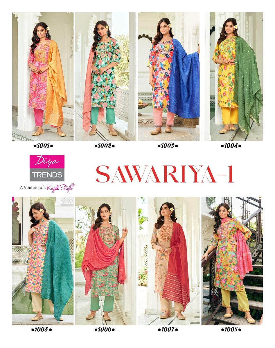 Diya Trends Sawariya Vol-1 1001-1008 Series 9