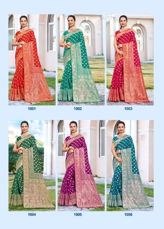 BUNAWAT PLAZZO SILK VOL-04 1001 TO 1006 7