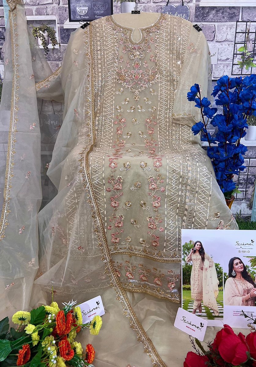Serine Pakistani Suit S-191 Colors 8