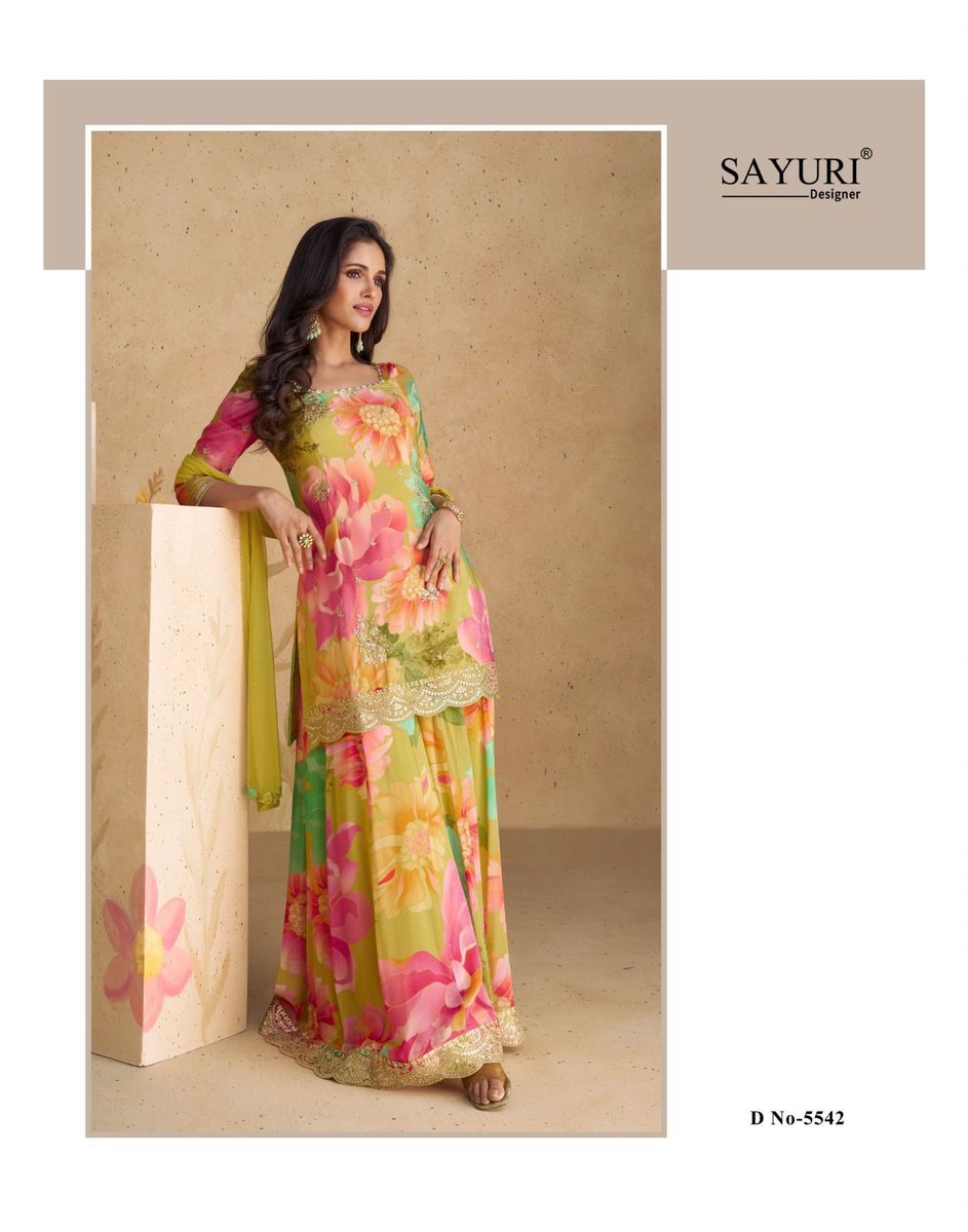 SAYURI DESIGNER SANGAM 5538 TO 5542 5