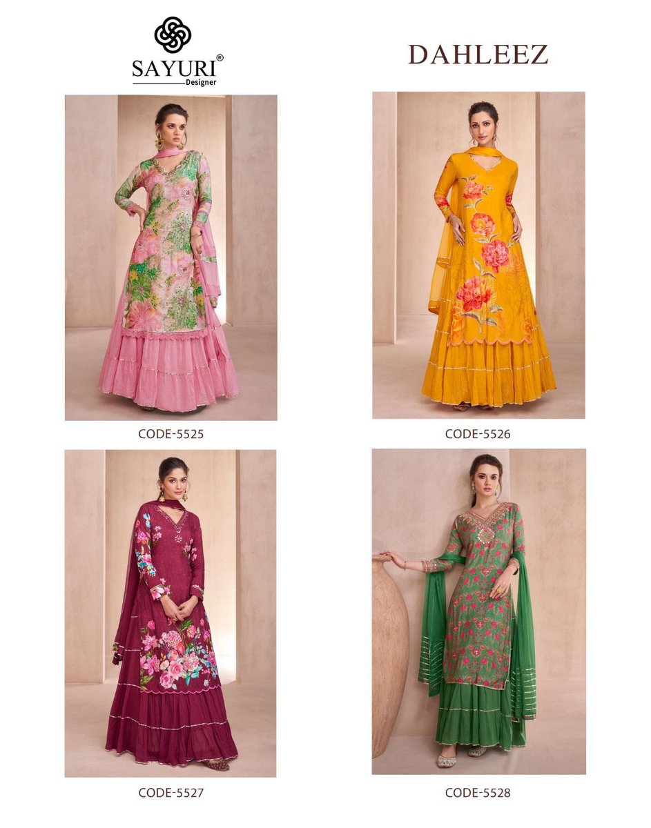 SAYURI DESIGNER DAHLEEZ 5525 TO 5528 1