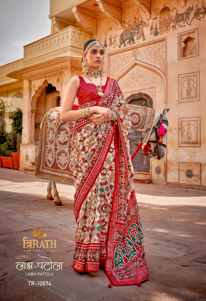 Trirath Labh Patola 10067-10078 Series 8