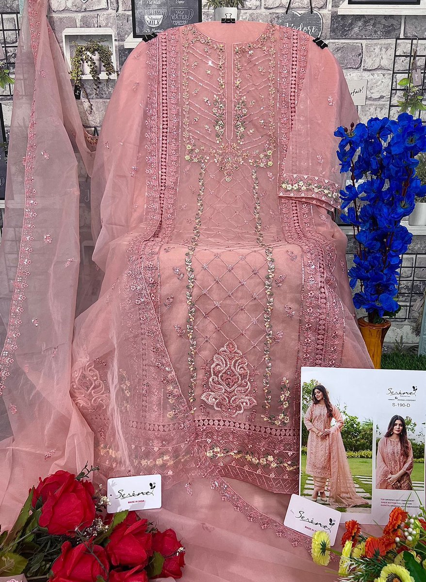 Serine Pakistani Suit S-190 Colors 8
