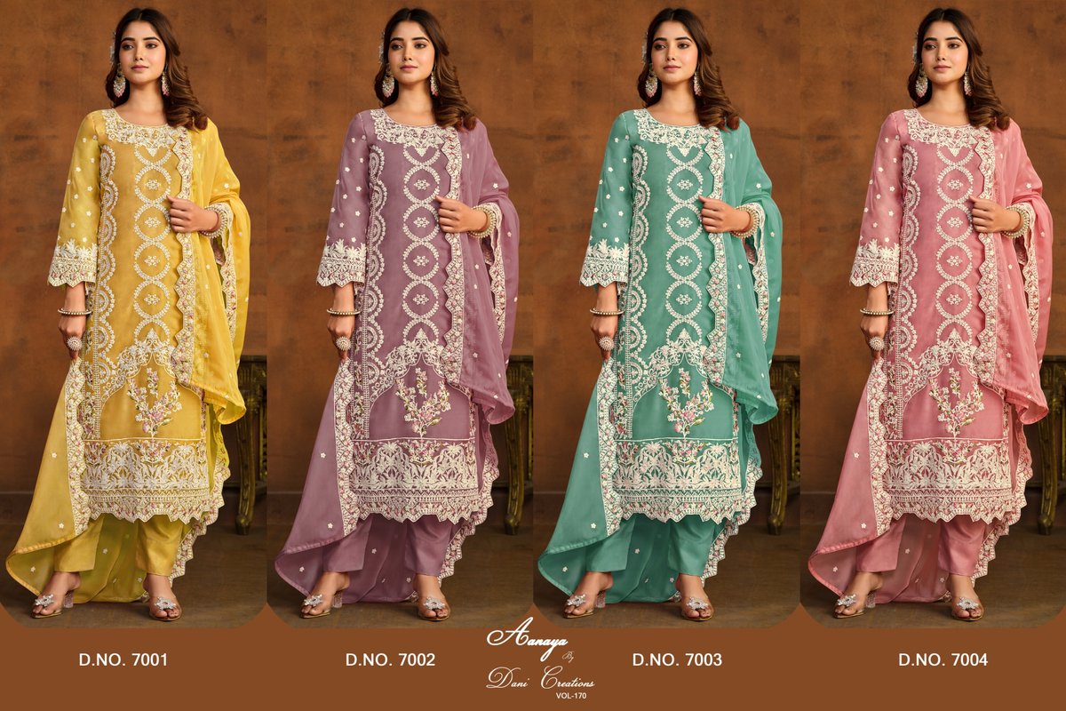 TWISHA AANAYA VOL-170 7001 TO 7004 5