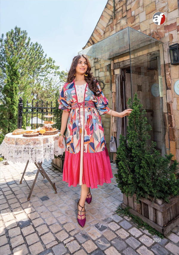 ANJU FABRIC DREAMY TALES 3051 TO 3053