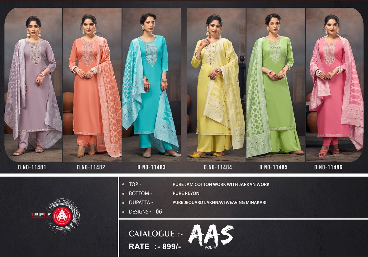 TRIPLE AAA AAS VOL-4 11481 TO 11486 7