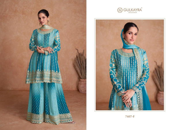 GULKAYRA DESIGNER VAANI VOL-2 7407-F TO 7407-N