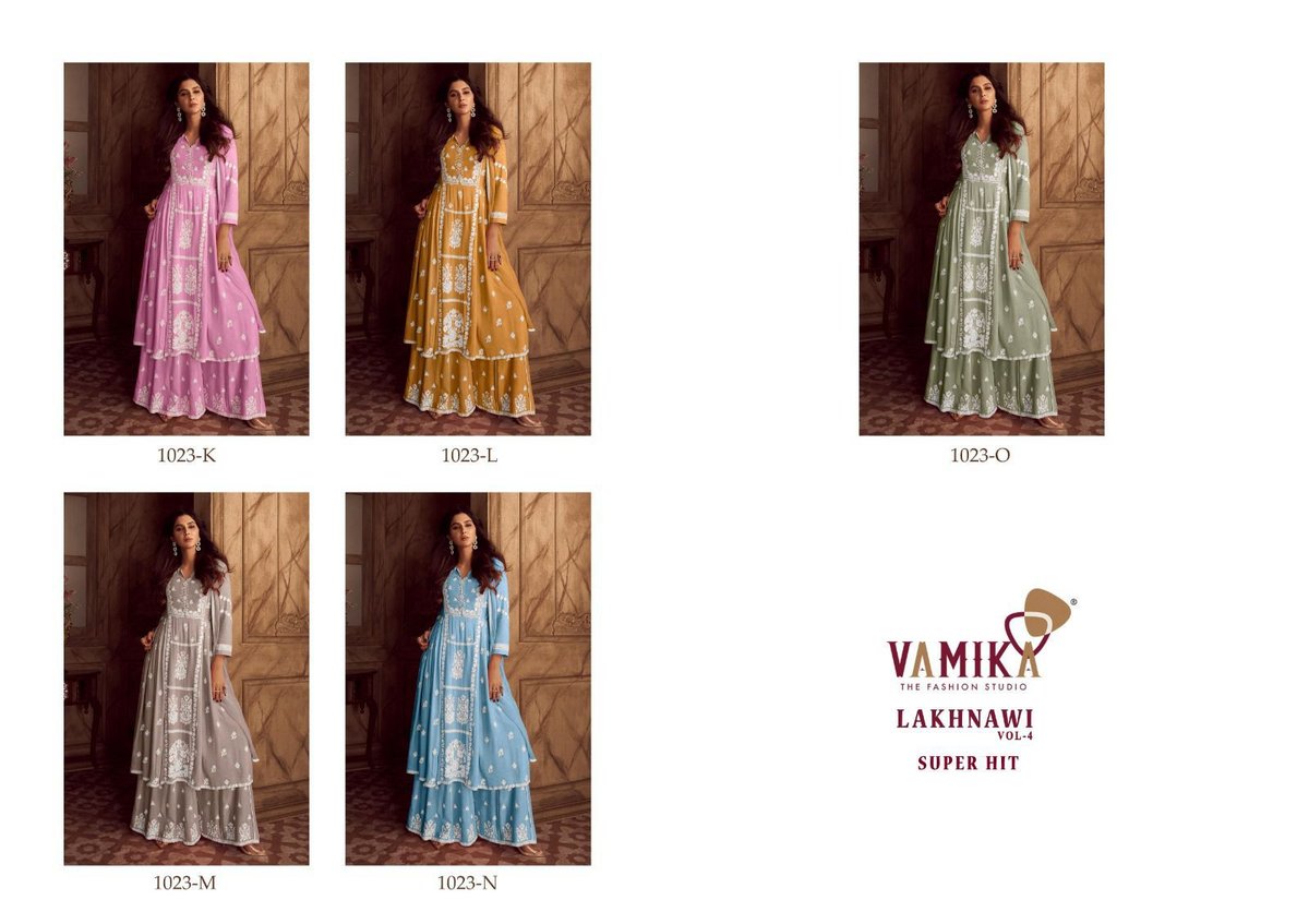VAMIKA LAKHNAVI VOL-4 1023-K TO 1023-O 6