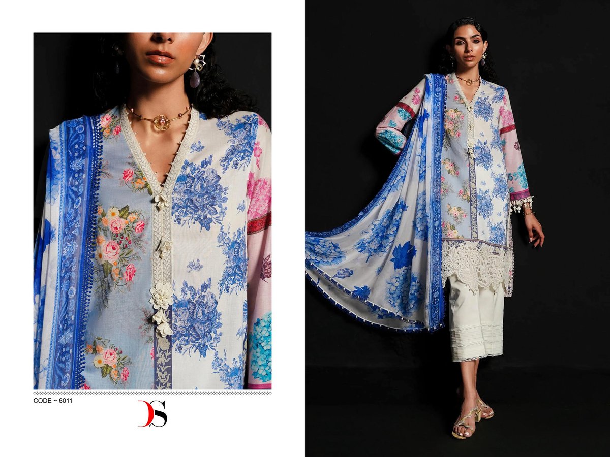 DEEPSY SUITS SANA SAFINAZ MUZLIN - 24 6011 TO 6018 1