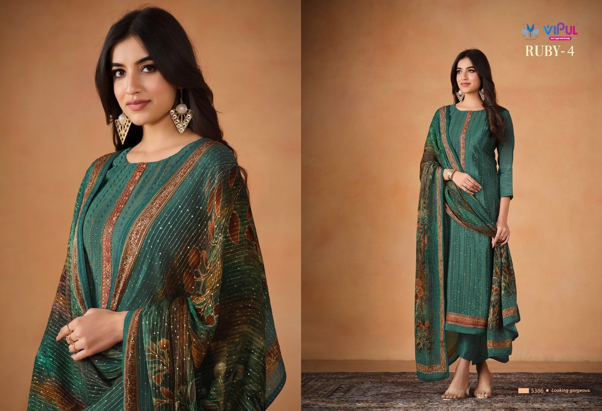 Vipul Fashion Ruby Vol-4 5381-5386 Series 6
