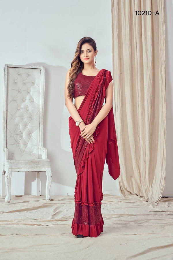 AMOHA READY TO WEAR SAREE 10210-A TO 10210-F