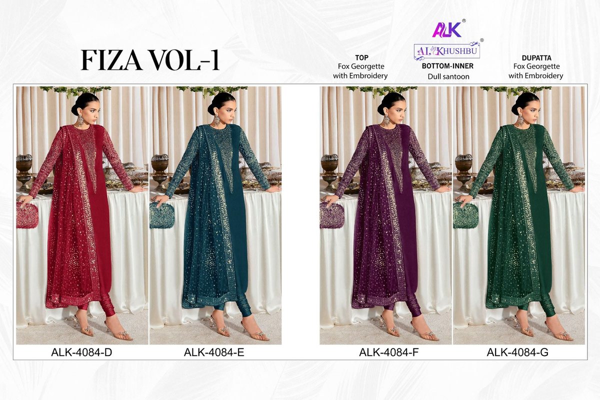 AL KHUSHBU FIZA VOL-1 4084-D TO 4084-G 5
