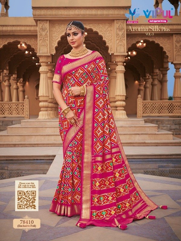 VIPUL AROMA SILK PLUS VOL-3 SERIES 78408 TO 78419 3
