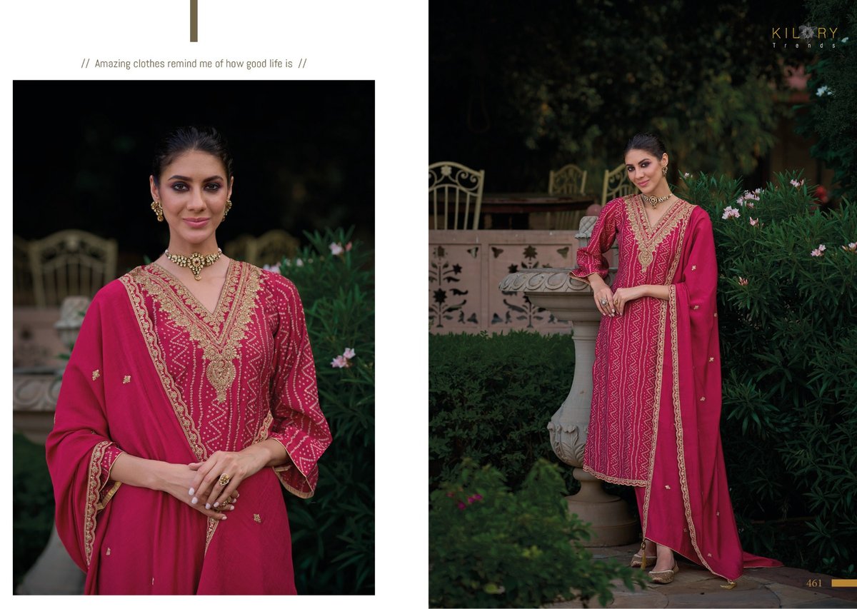 KILORY TRENDZ SILK OF BANDHEJ VOL-3 461 TO 466 1