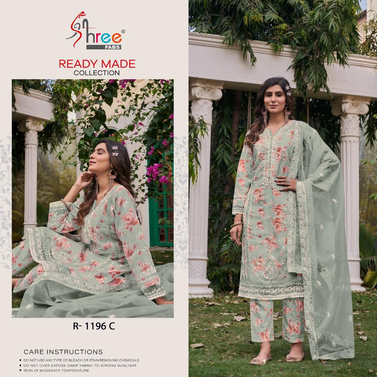 SHREE FAB READY MADE COLLECTION R-1196-A TO R-1196-D 3