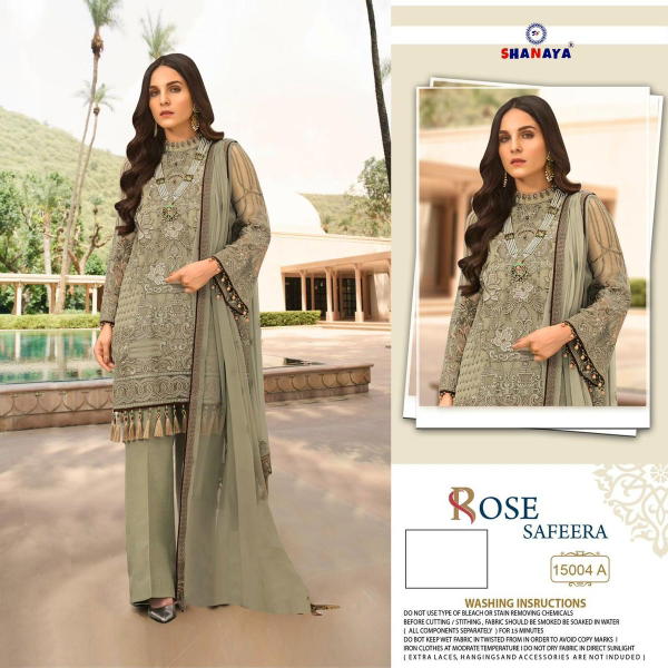 Shanaya Fashion Rose Safeera Nx 15004 Colors