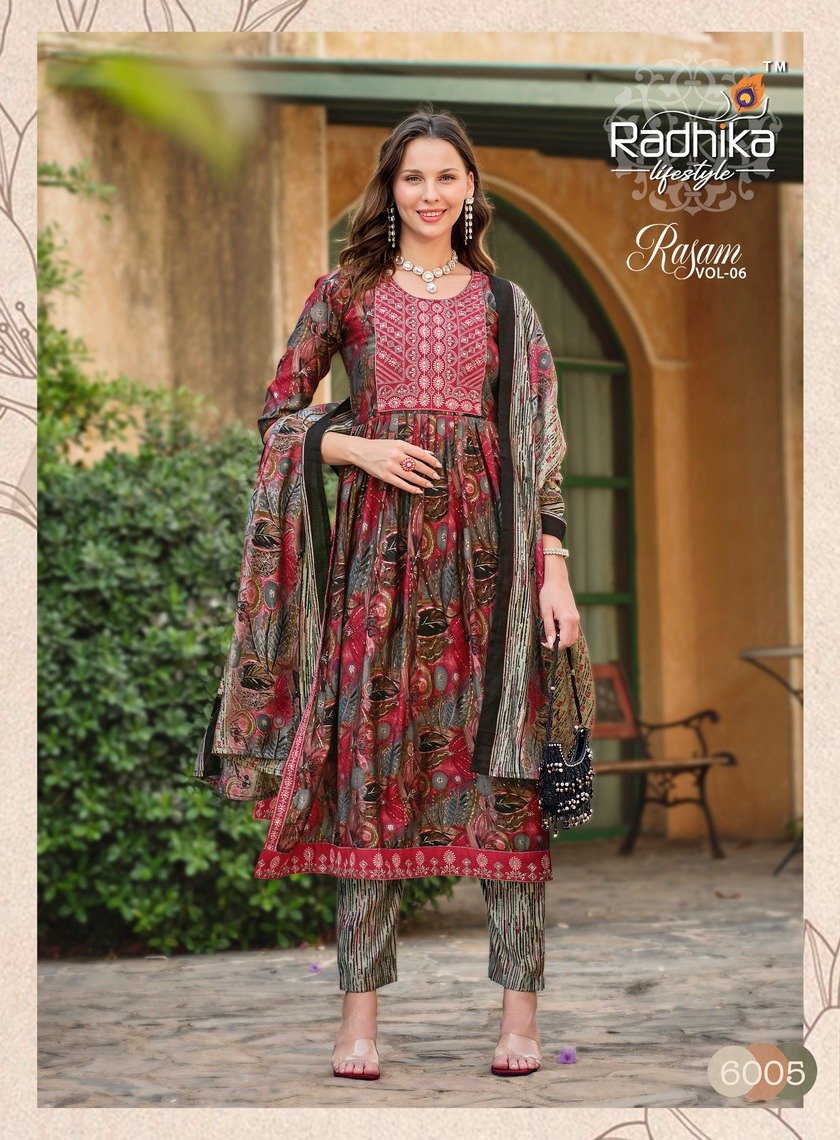 RADHIKA LIFESTYLE RASAM VOL-6 6001 TO 6007 5