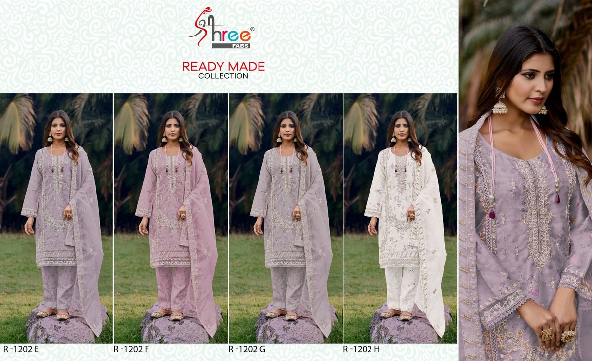 SHREE FAB READY MADE COLLECTION R-1202-E TO 1202-H 5