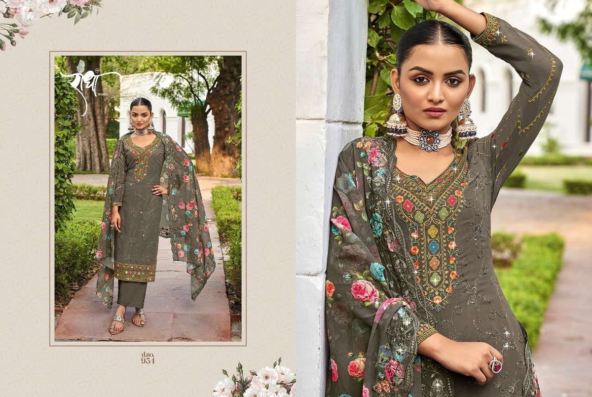 Radha Trendz Rangoli Vol-2 951-956 Series 4