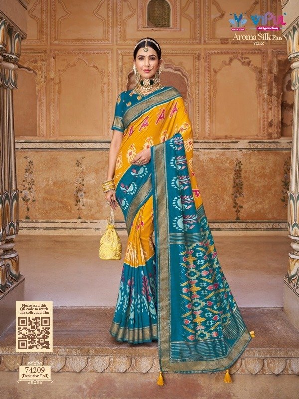 Vipul Fashion Aroma Silk Plus Vol-2 74205-74216 Series 5