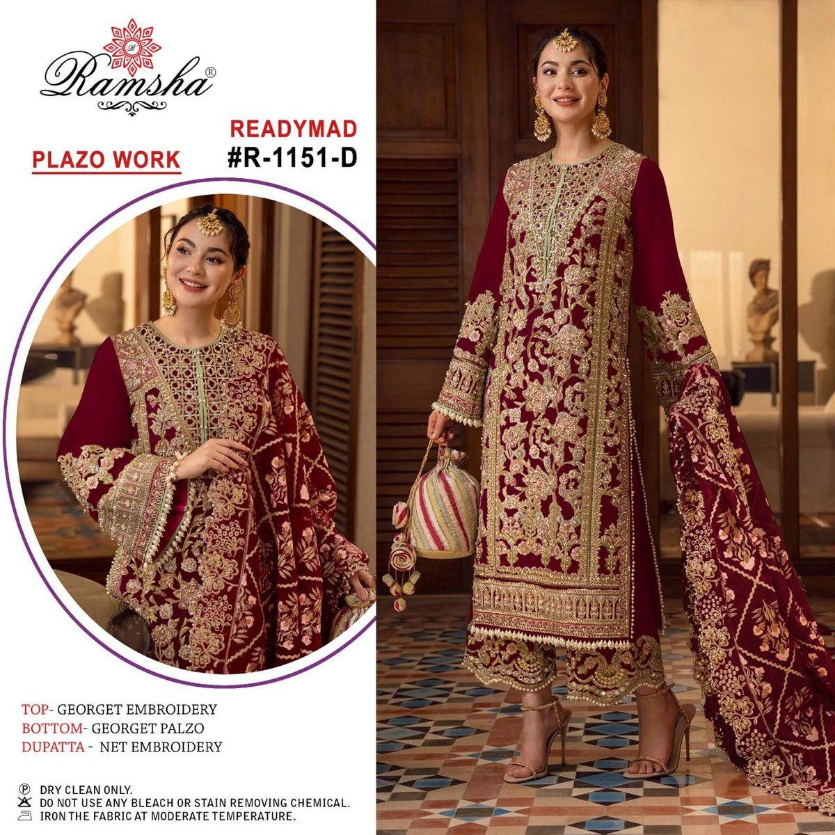RAMSHA SUIT READYMADE R-1151-A TO R-1151-D 4