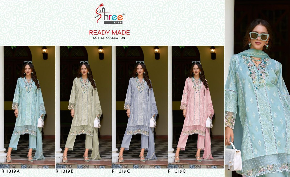 SHREE FAB READY MADE COLLECTION R-1319-A TO R-1319-D 5