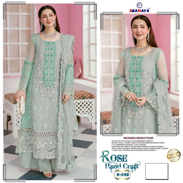 Shanaya Fashion Rose Hand Craft S-146 Design