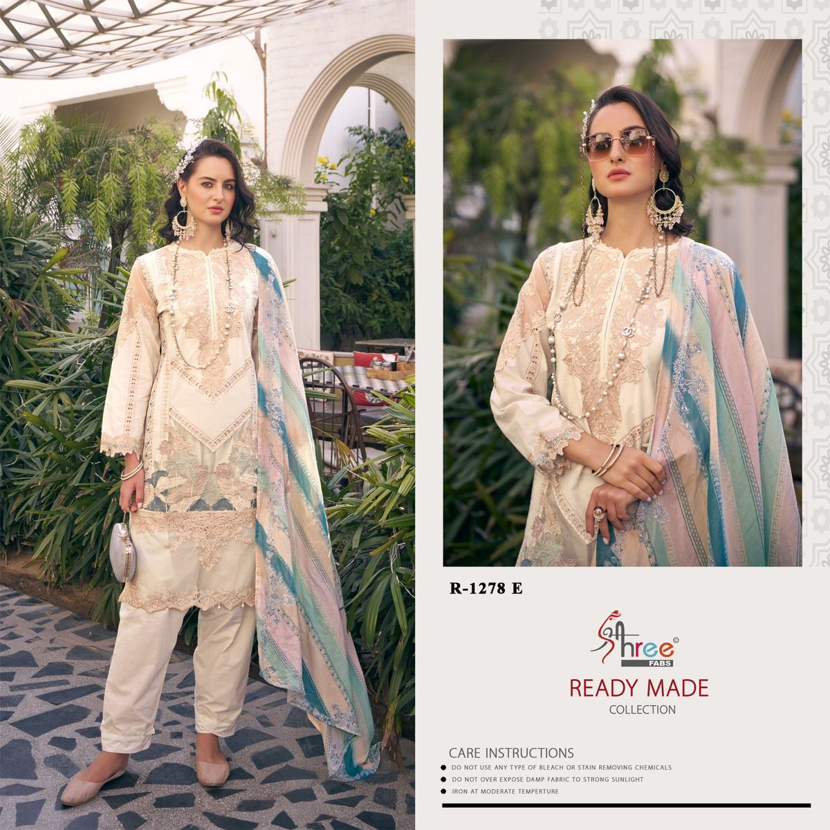 SHREE FAB READY MADE COLLECTION R-1278-E TO R-1278-H 1