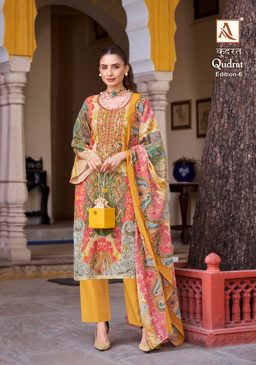 ALOK SUIT QUDRAT - 6 H-1571-001 TO H-1571-008 2