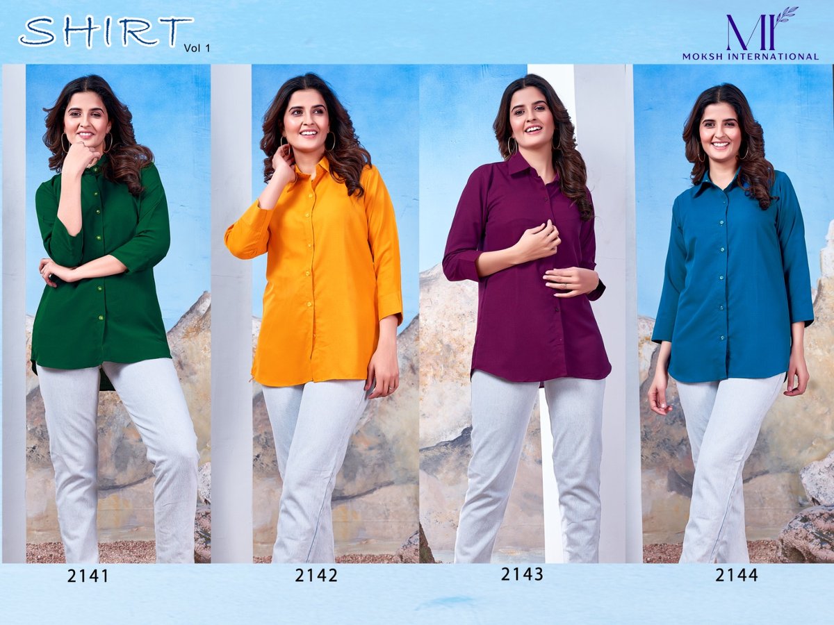 MOKSH INTERNATIONAL SHIRT VOL-1 2141 TO 2144 5