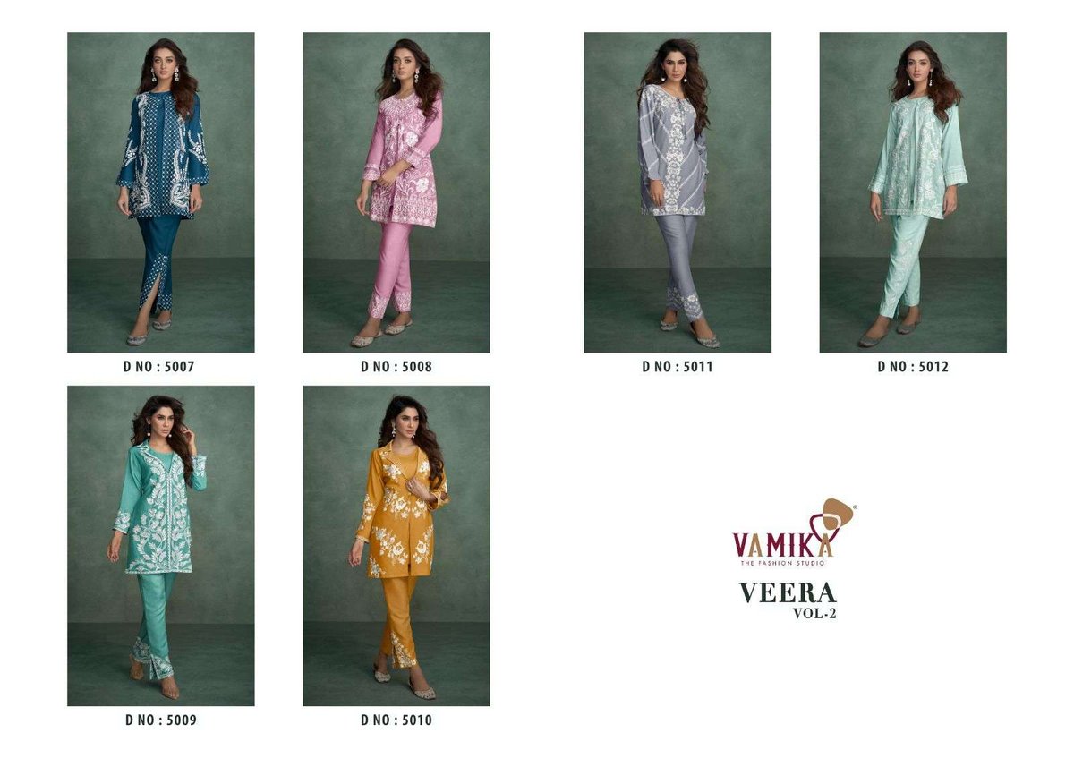 Vamika Fashion Veera Vol-2 5007-5012 Series 7