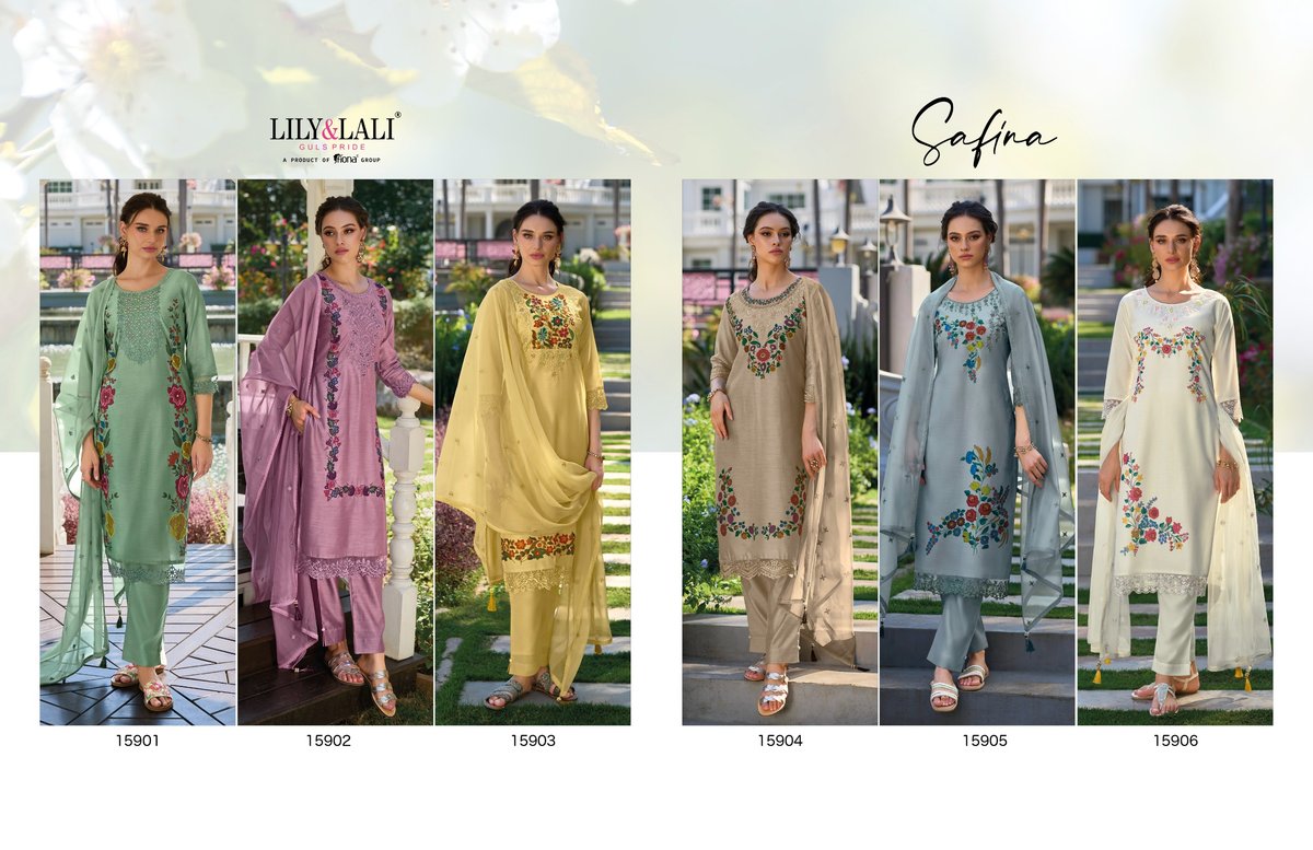 LILY & LALI SAFINA 15901 TO 15906 7