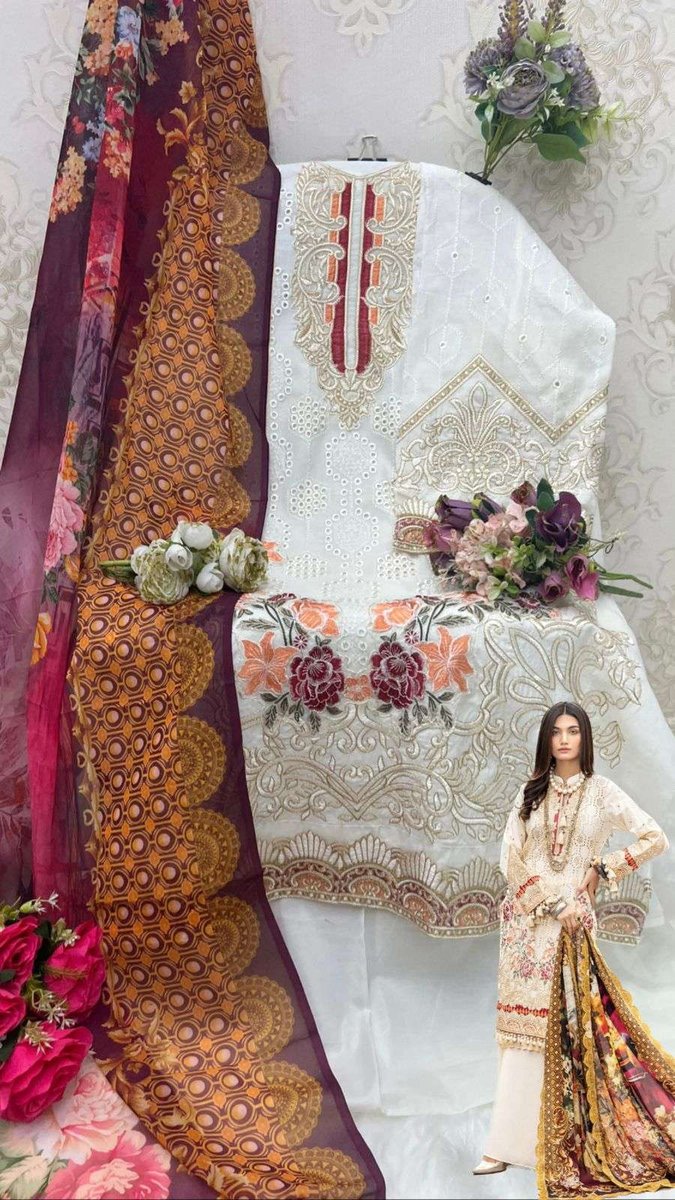 Shanaya Fashion Rose Adan Libas Lawn Collection A-21 to A-24 Series 4