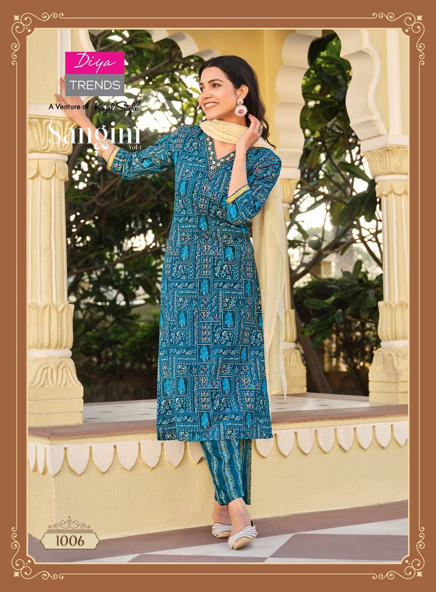 DIYA TRENDZ SANGINI VOL-1 1001 TO 1010 6