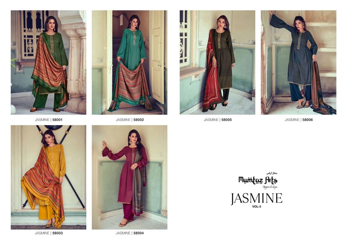 Mumtaz Arts Jasmine Vol-3 58001-58006 Series 7
