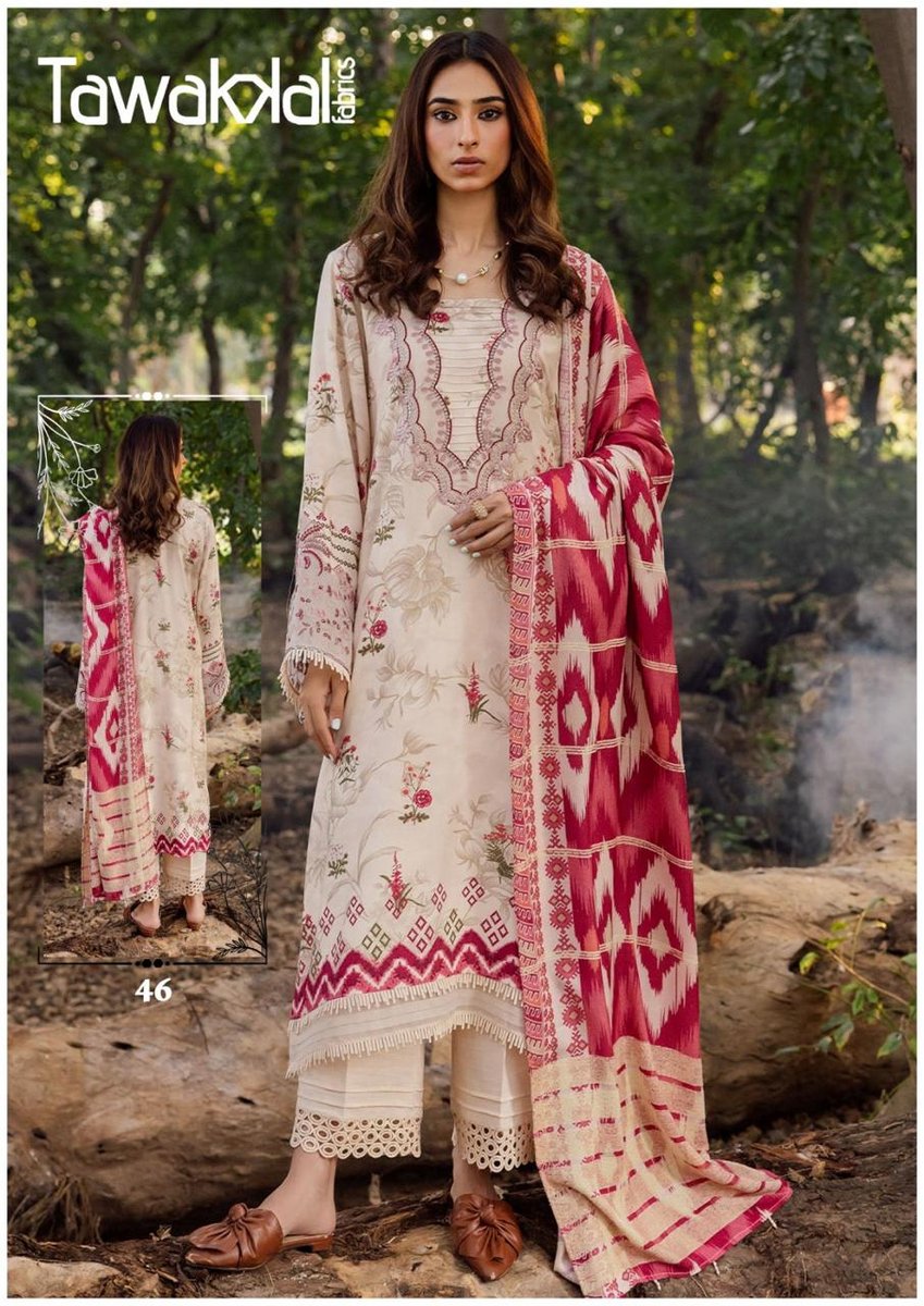 TAWAKKAL FABRICS MEHROZ LUXURY HEAVY COTTON COLLECTION VOL-5 41 TO 50 6