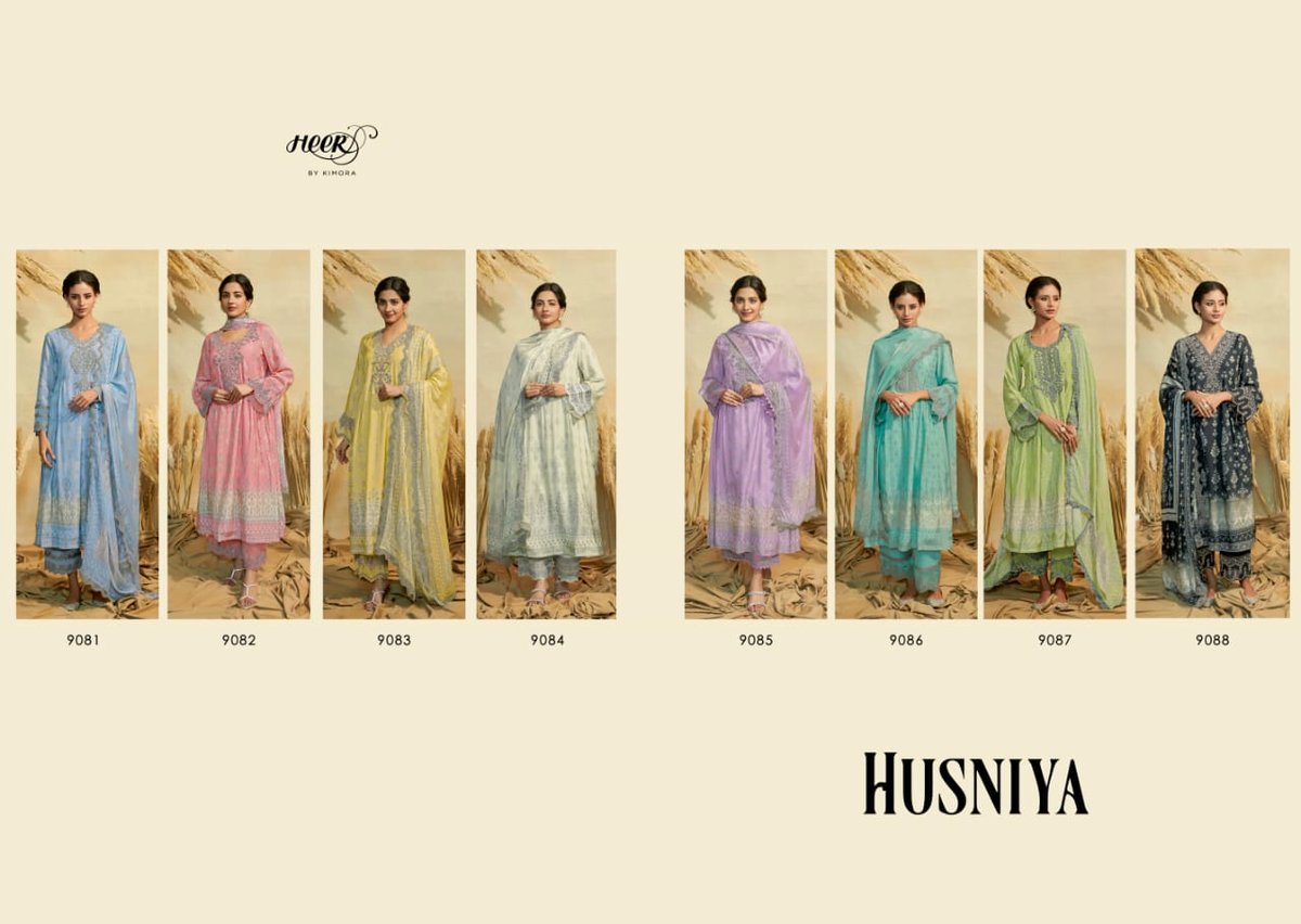 Kimora Fashion Heer Husniya 9081-9088 Series 9