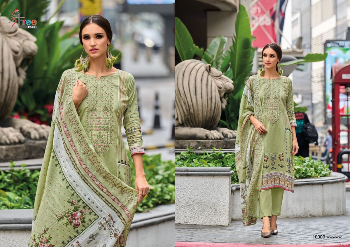 SHREE FAB BIN SAEED LAWN COLLECTION VOL-10 10001 TO 10006 3
