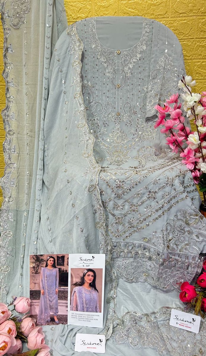Serine Pakistani Suit S-147 Design 2