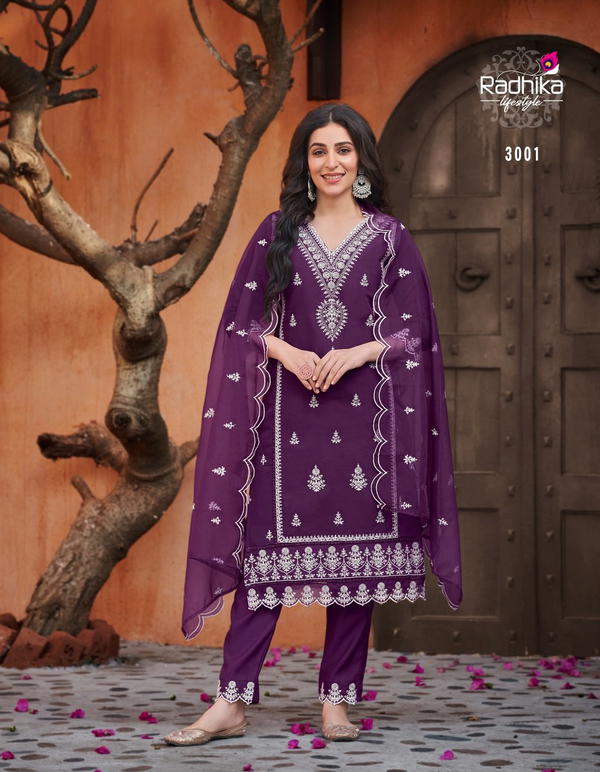 RADHIKA LIFESTYLE SEHNAZ VOL-3 3001 TO 3006