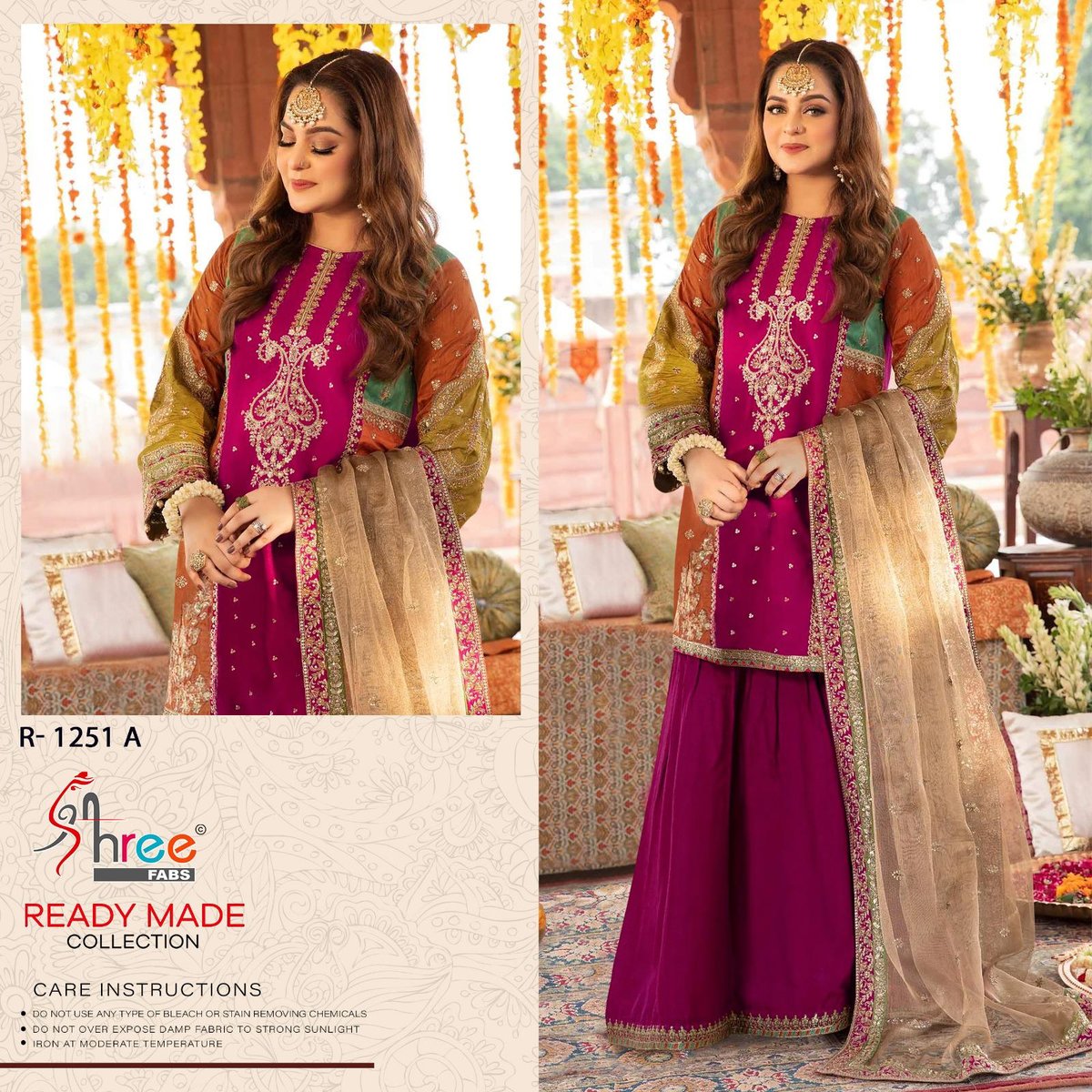 SHREE FAB READY MADE COLLECTION R-1251-A TO R-1251-D 1