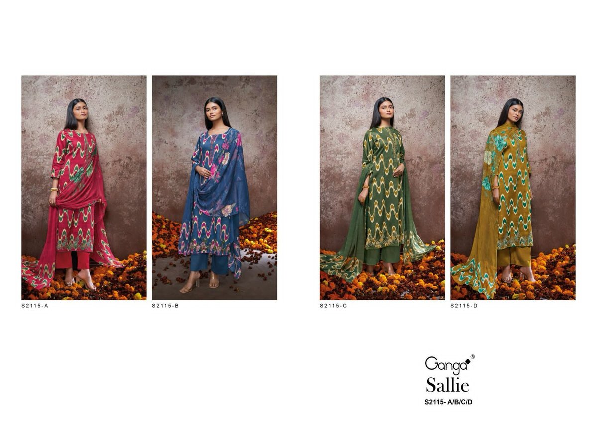 GANGA SALLIE S-2115-A TO S-2115-D 5