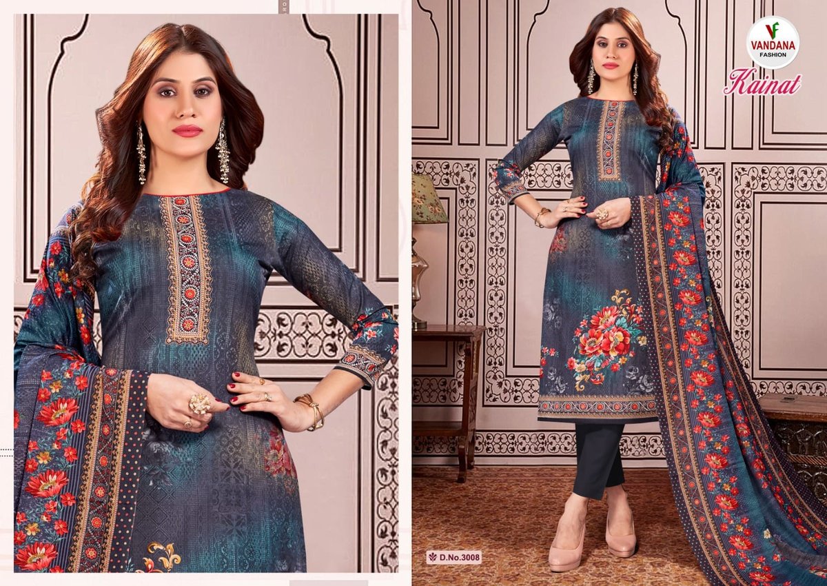 VANDANA FASHION KAINAT VOL-03 3001 TO 3010 8